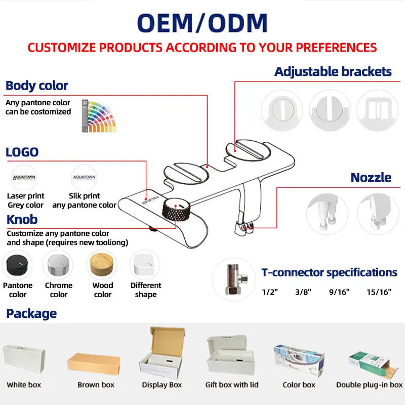 Smart Dual Nozzle Toilet Bidet - Easy Install and Hygienic Cleaning