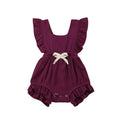 Baby Girl Summer Ruffle Romper / Soft Cotton Bodysuit 1-3 Years