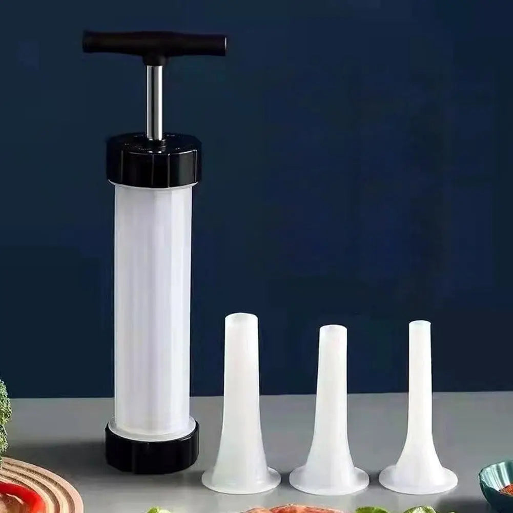 Manual Sausage Stuffer KIt - Homemade Meat Filling Syringe
