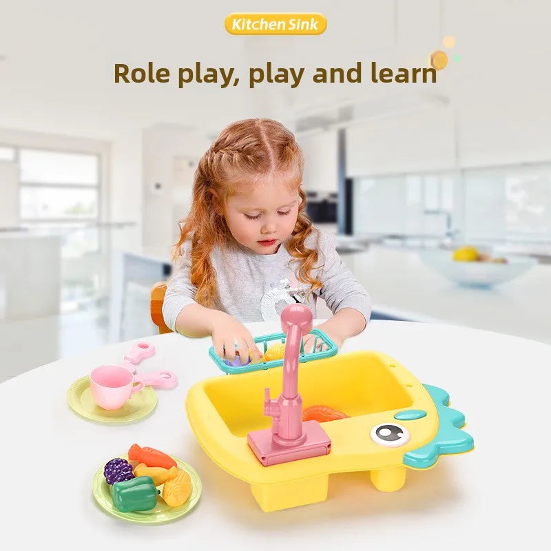 Interactive Kitchen Sink Toy Set For Kids