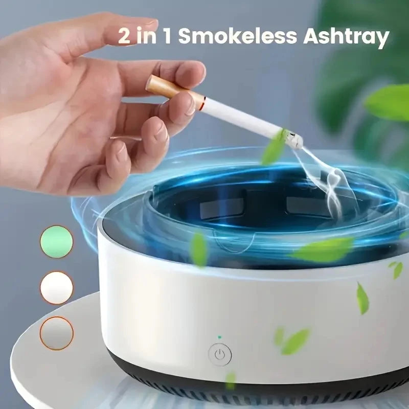 😮‍💨 Intelligent Smoke - Free Ashtray with Built - In Air Filter