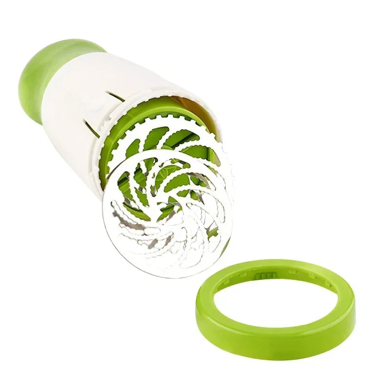 Manual Vegetable and Herb Chopper - Stainless Steel Kitchen Grinder