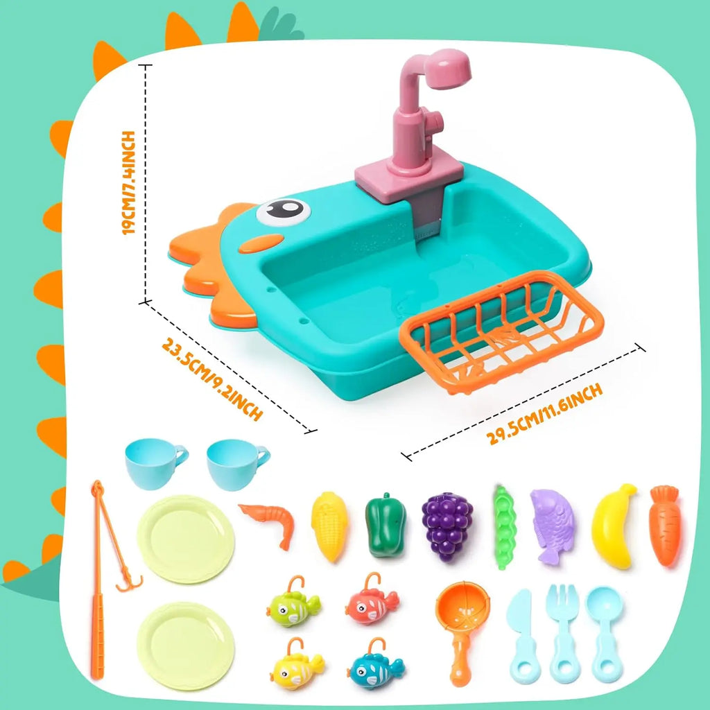 Interactive Kitchen Sink Toy Set For Kids