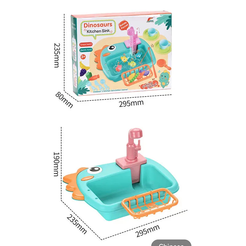 Interactive Kitchen Sink Toy Set For Kids