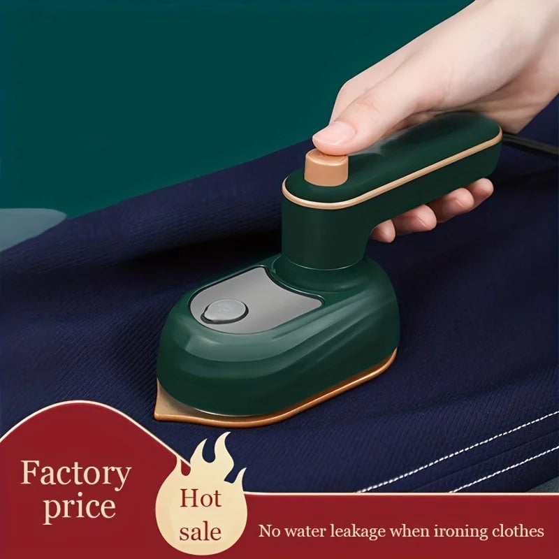 Portable Foldable Steam Iron - Compact Travel Clothes Steamer