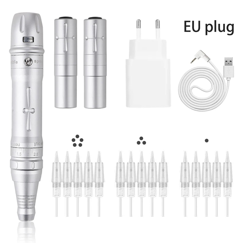Wireless PMU Machine Kit - Professional Permanent Makeup Pen For Brows and Lips