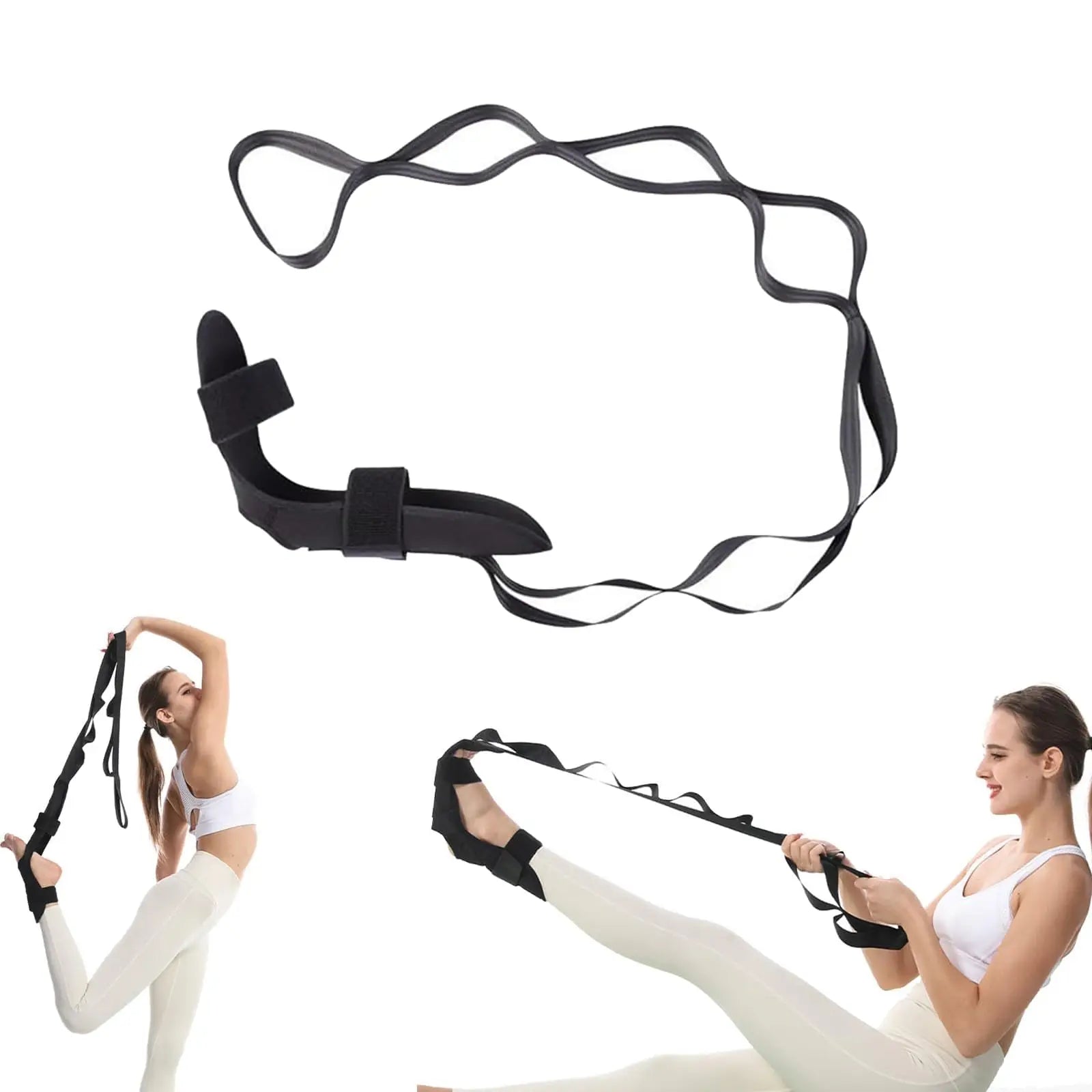 🔥 Premium Foot and Calf Stretching Strap - Flexibility and Recovery Trainer