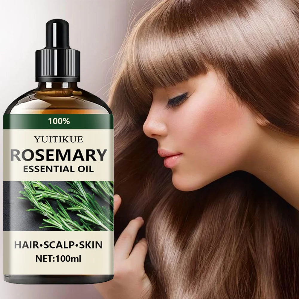 100% Pure Rosemary Essential Oil - Hair Growth, Scalp and Skin Care