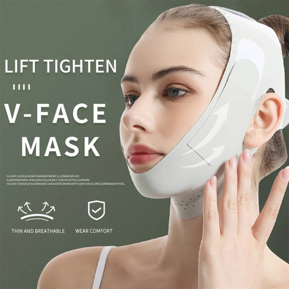 💫 V-Line Face Slimming Band - Chin Lift and Jawline Shaping Strap