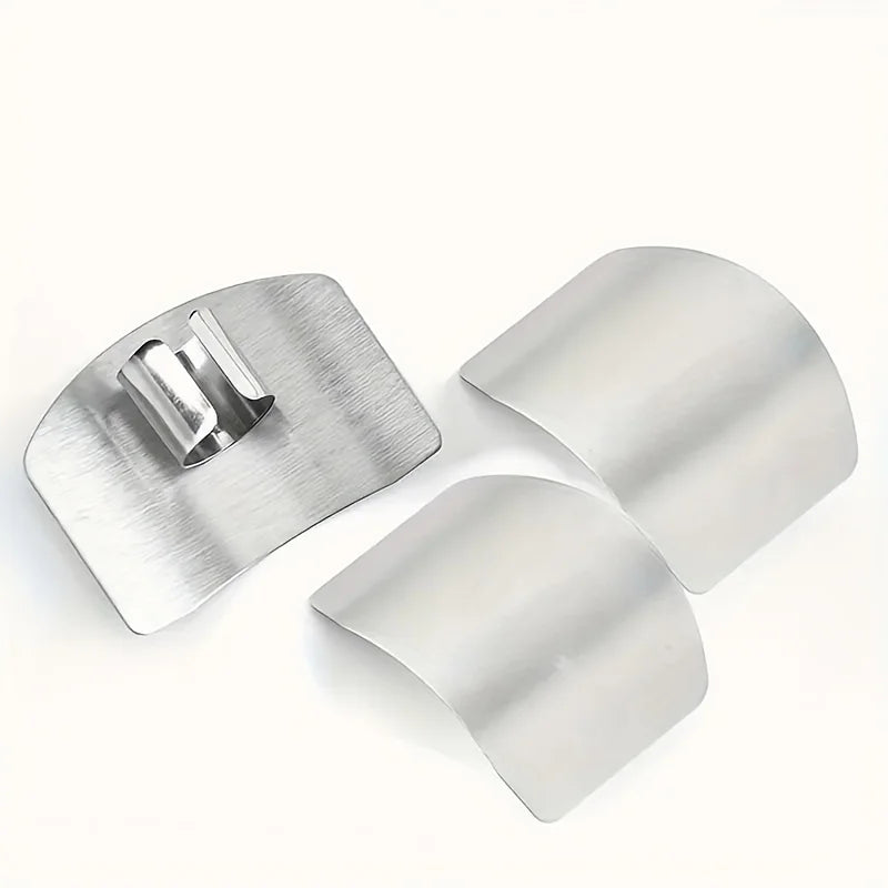 Stainless Steel Finger Guard - Kitchen Finger Protector for Safe Cutting