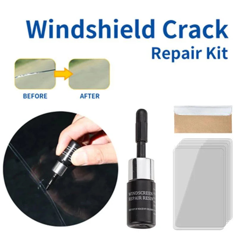 🚗 Windshield Crack Repair Kit - Fix Chips and Cracks Fats