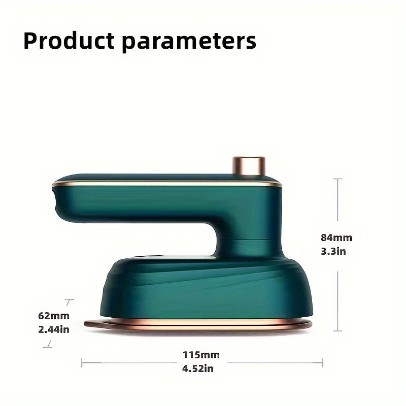 Portable Foldable Steam Iron - Compact Travel Clothes Steamer