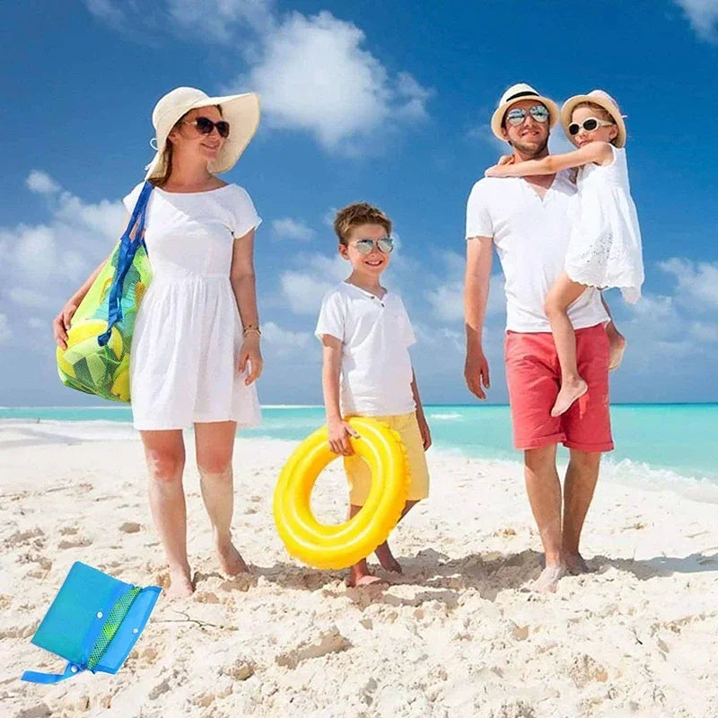 Kids Beach Mesh Bag - Sand - Free Toy Storage Tote