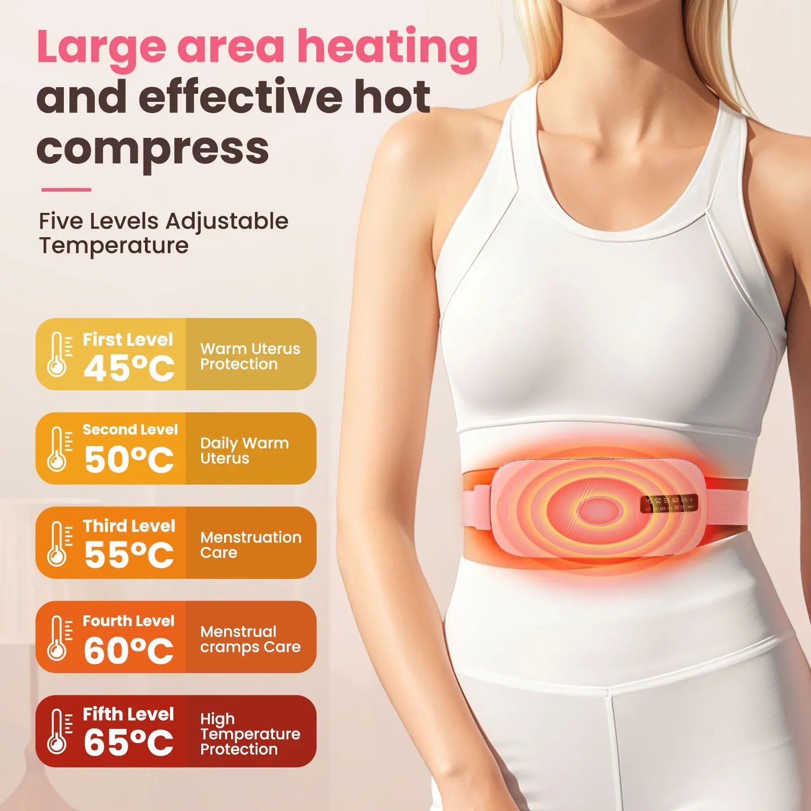 🔥 Smart Heating Belt - Fast Menstrual Pain Relief