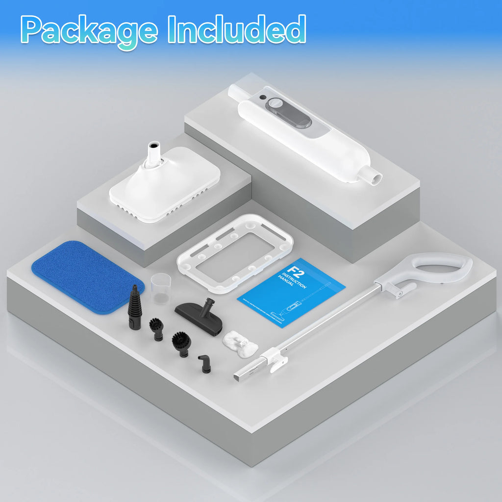 6-in-1 Steam Mop Cleaner - High TEmperature Steam Floor Cleaner For Tile, Hardwood and More