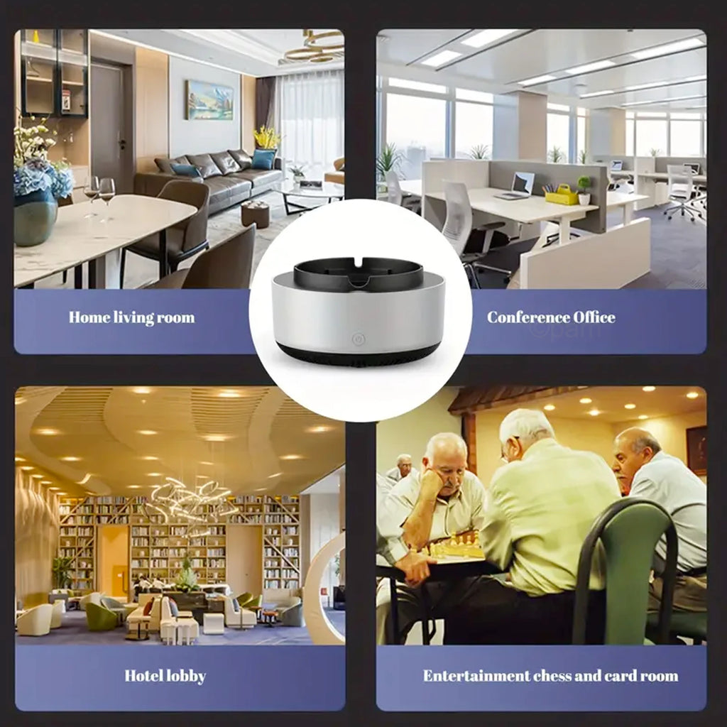 😮‍💨 Intelligent Smoke - Free Ashtray with Built - In Air Filter
