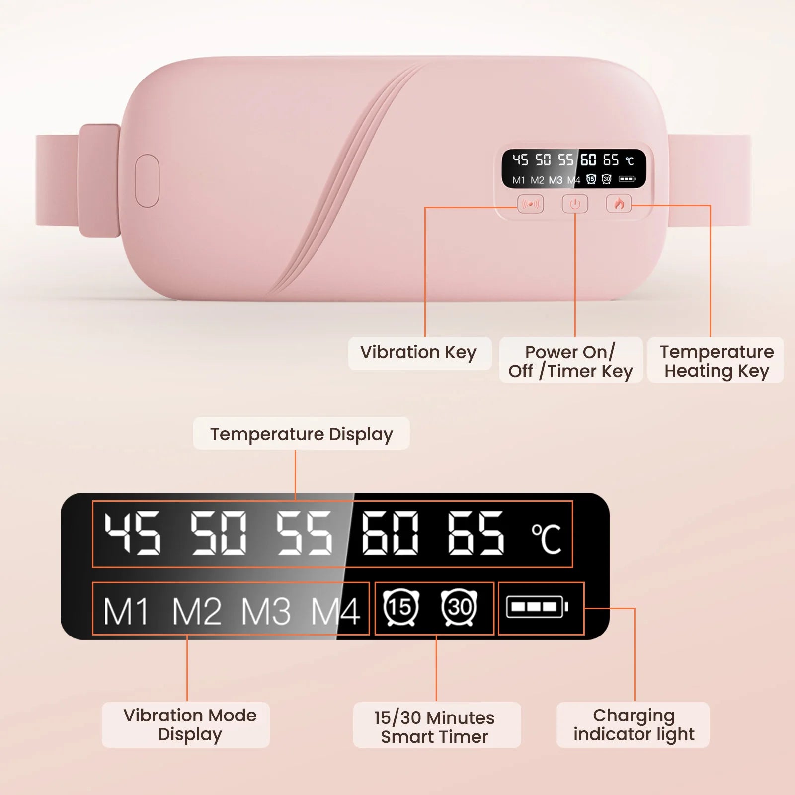 🔥 Smart Heating Belt - Fast Menstrual Pain Relief