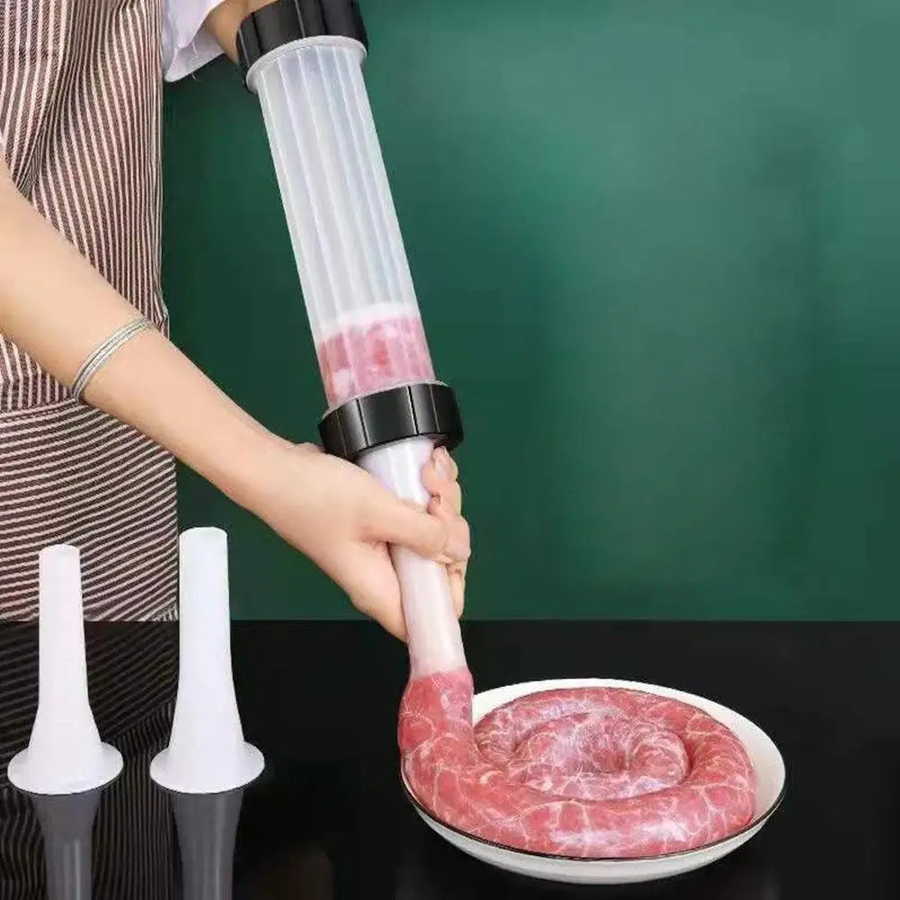 Manual Sausage Stuffer KIt - Homemade Meat Filling Syringe