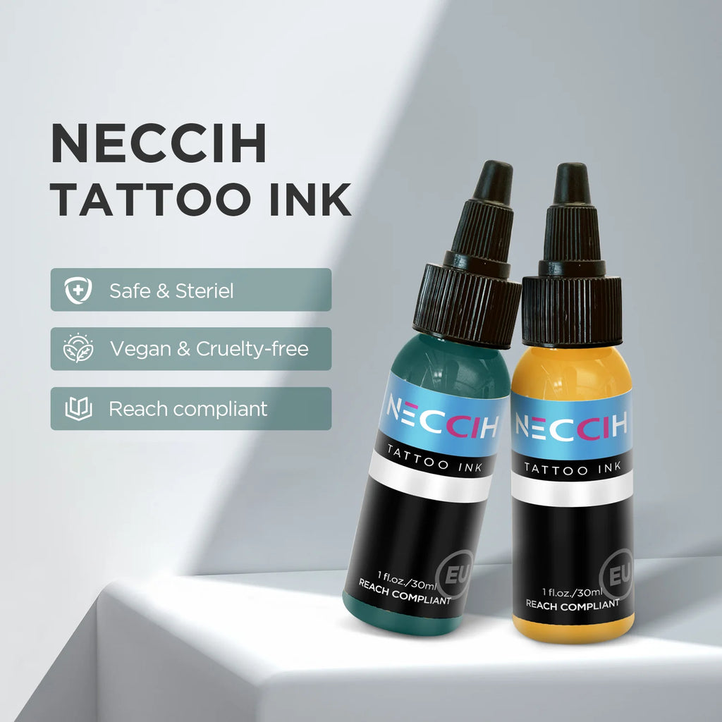 30ML  Professional Tattoo Ink - Long Lasting Pigment for Tatto and Permanent Makeup