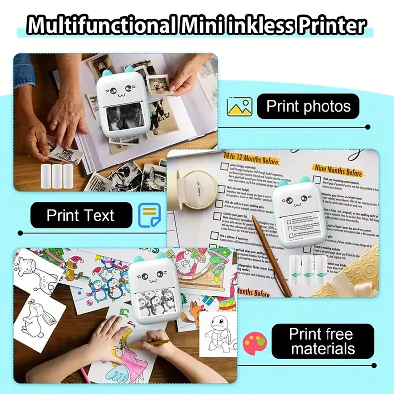 Mini Bluetooth Pocket Printer