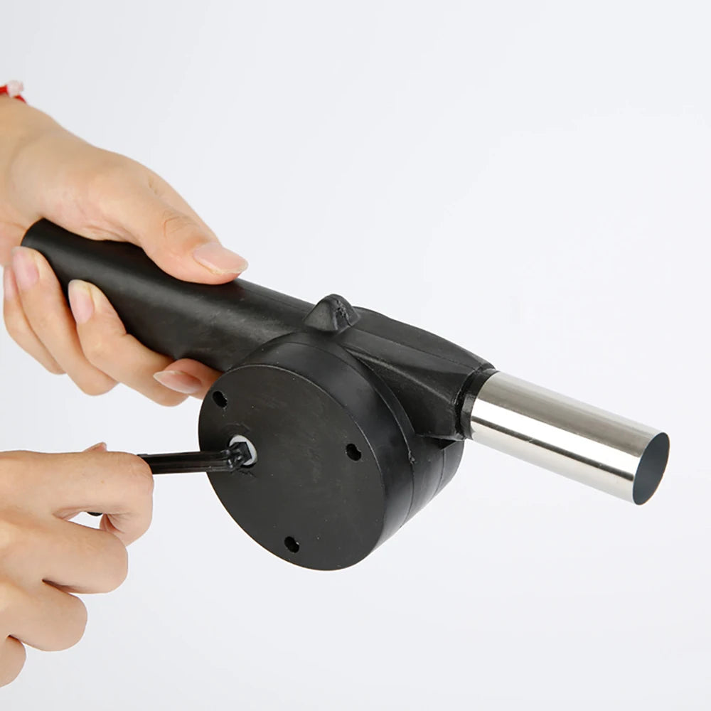 🔥BBQ Fire Starter Fan- Portable Hand Crank Air Blower🔥