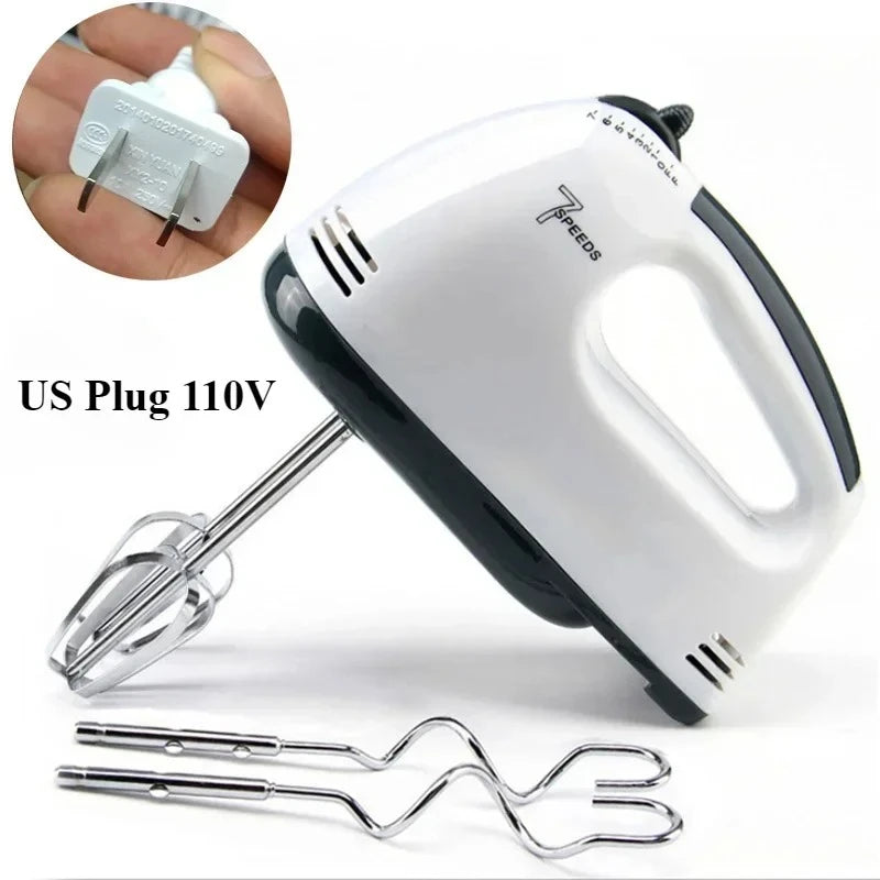 7-Speed  Electric Hand Mixer - Portable Baking and Cooking Mixer