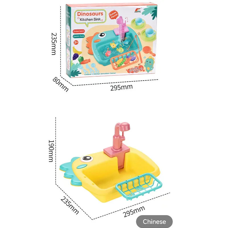 Interactive Kitchen Sink Toy Set For Kids