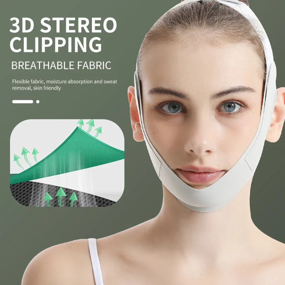 💫 V-Line Face Slimming Band - Chin Lift and Jawline Shaping Strap