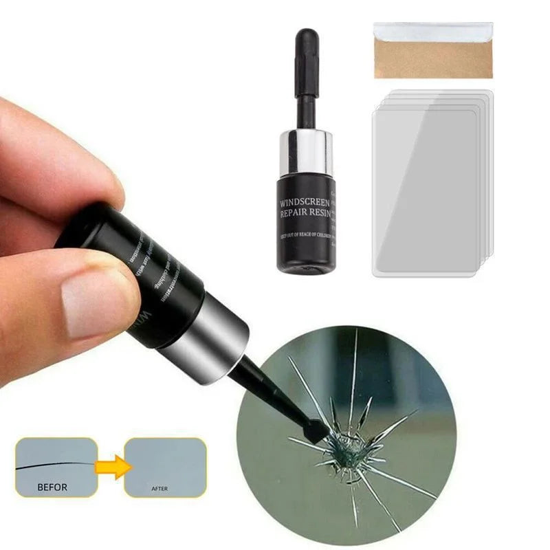 🚗 Windshield Crack Repair Kit - Fix Chips and Cracks Fats