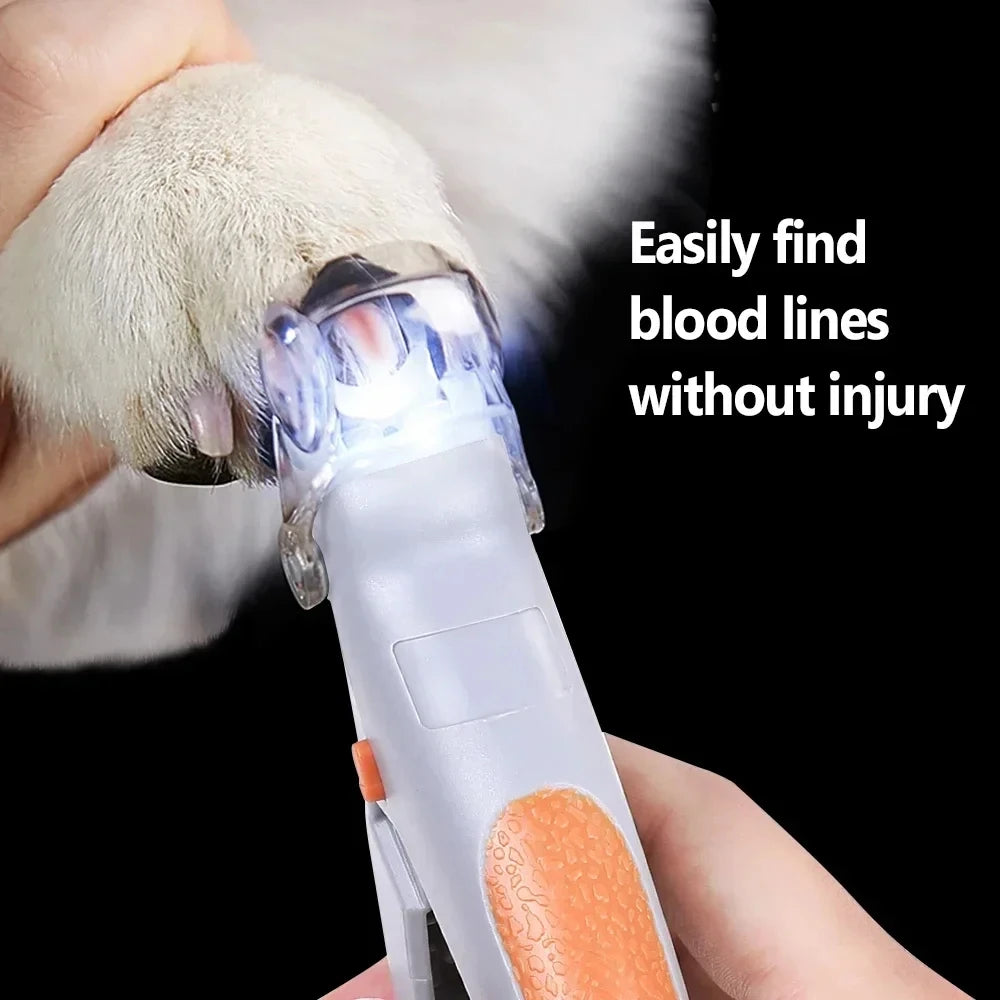 LED Pet Nail Clipper / Safe Dogs and Cats Nail Trimmer