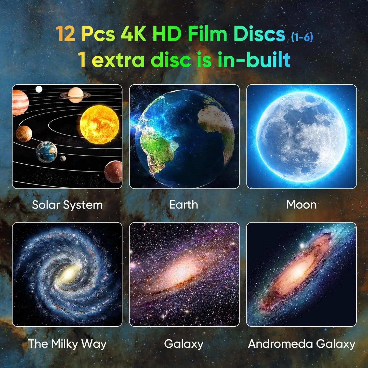 Galaxy Star Projector Pro - HD Space Light