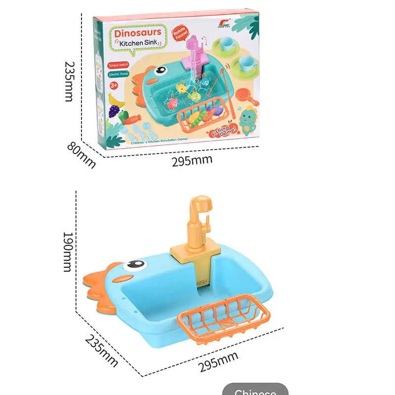 Interactive Kitchen Sink Toy Set For Kids
