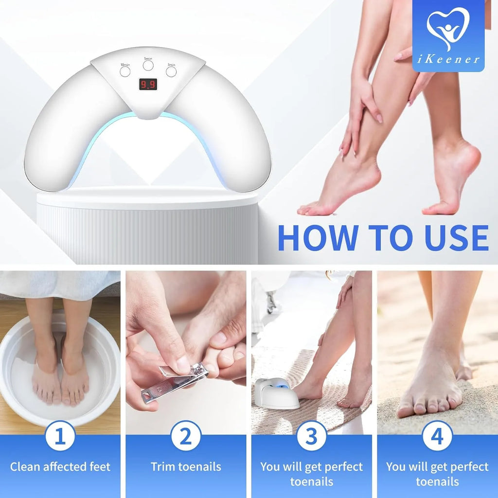 💕 Advanced Nail Care Light Therapy Device - Easy Home Use