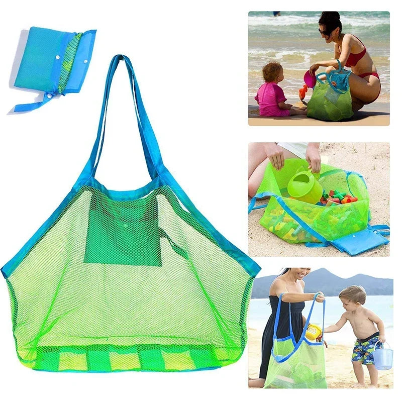 Kids Beach Mesh Bag - Sand - Free Toy Storage Tote
