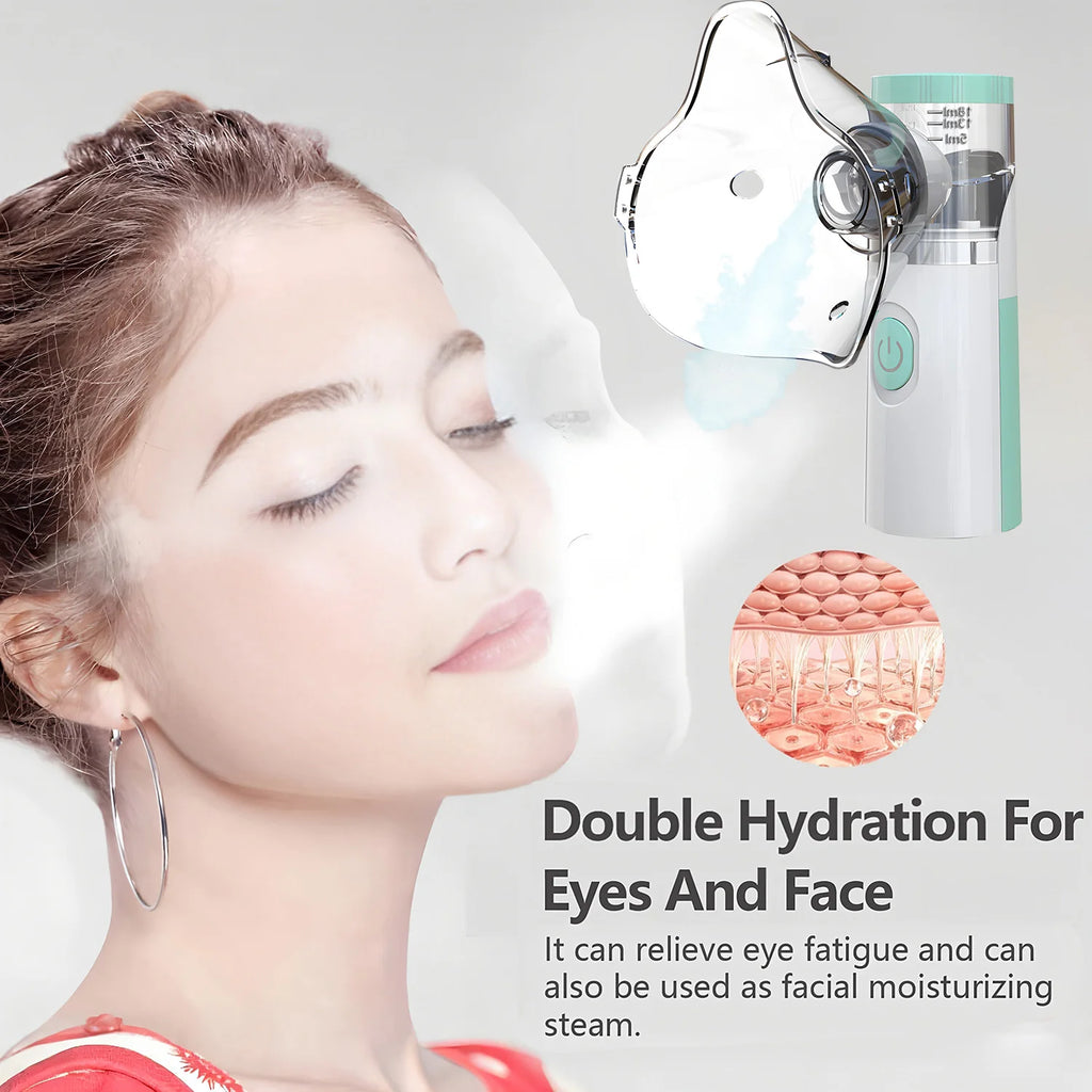 Portable Mini Facial Steamer - USB Nano Face Mist Hydration Sprayer