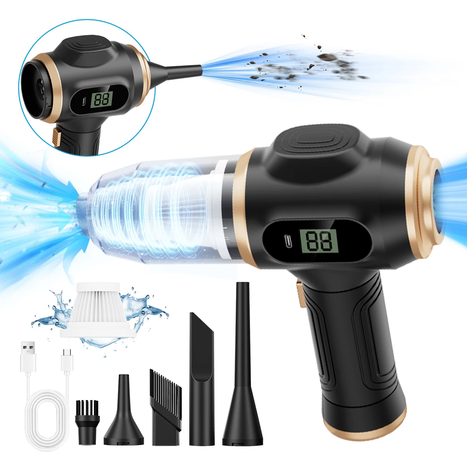 Portable Car Vacuum Pro