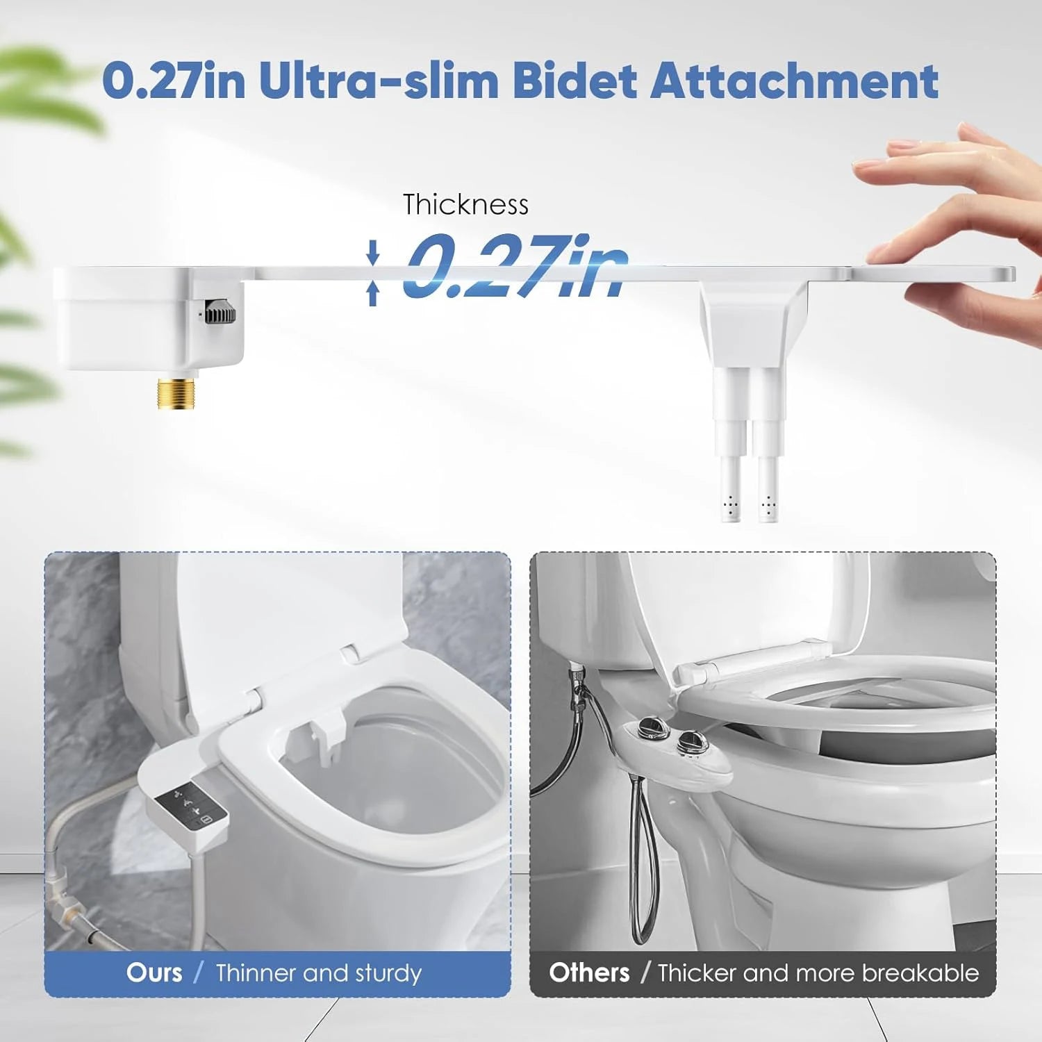 AquaClean Pro- Self- Cleaning Bidet Attachment