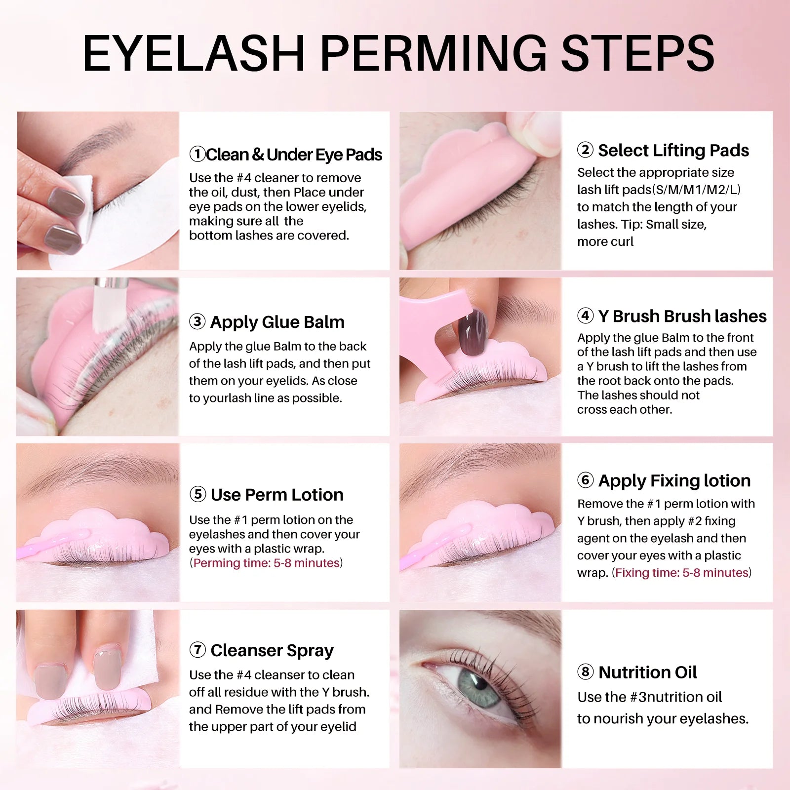 Professional Lash Lift and Brow Lamination Kit - Lasts 6-8 Weeks