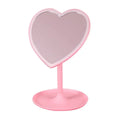 Heart Shape LED Makeup Mirror