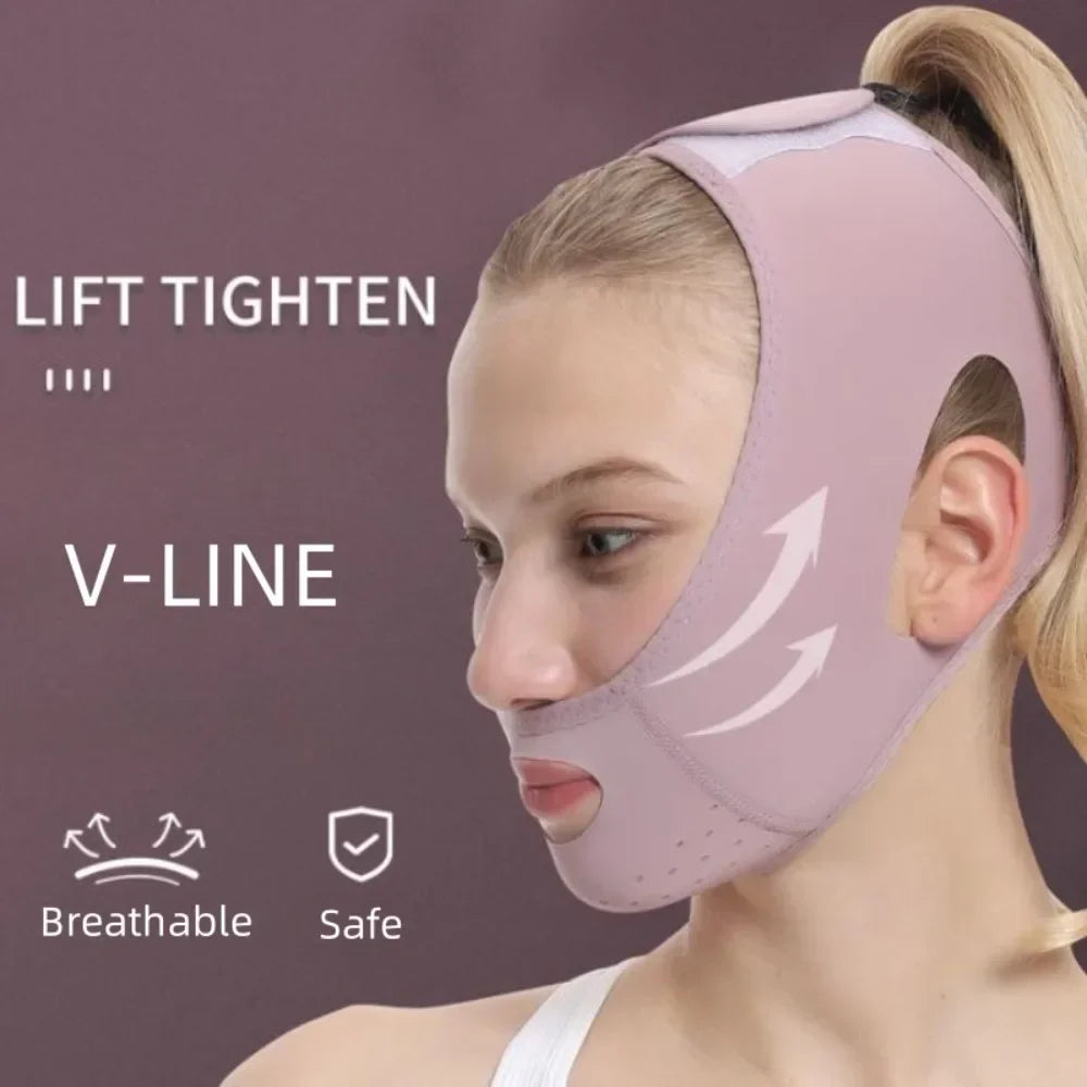 💫 V-Line Face Slimming Band - Chin Lift and Jawline Shaping Strap