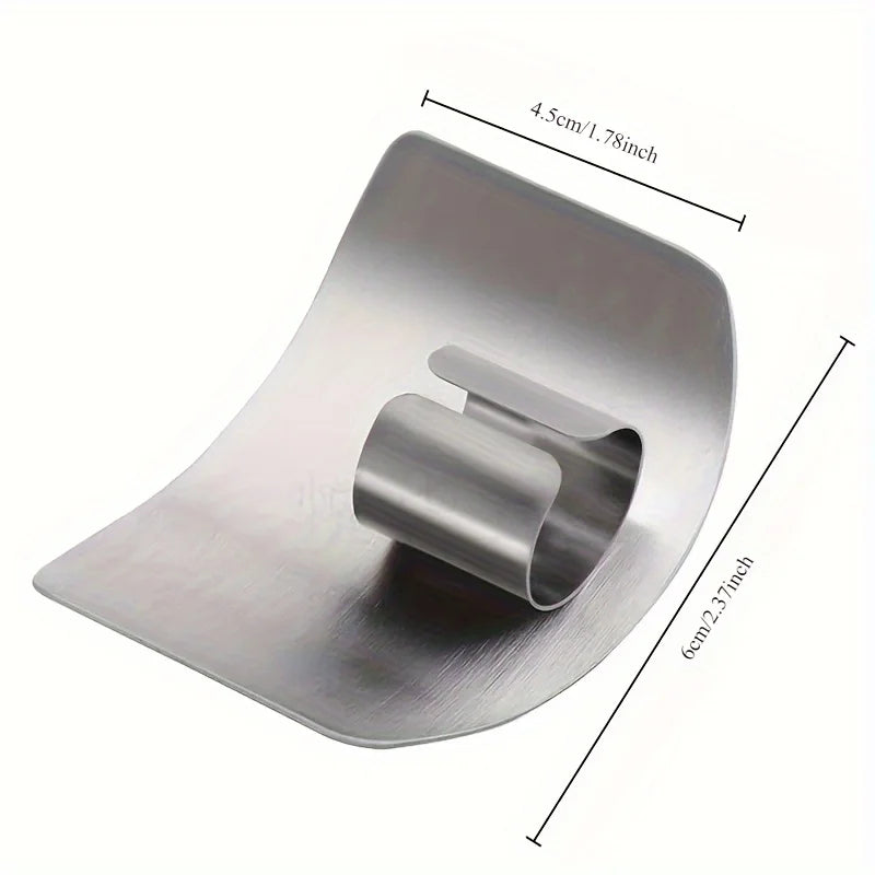 Stainless Steel Finger Guard - Kitchen Finger Protector for Safe Cutting