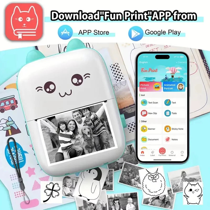 Mini Bluetooth Pocket Printer