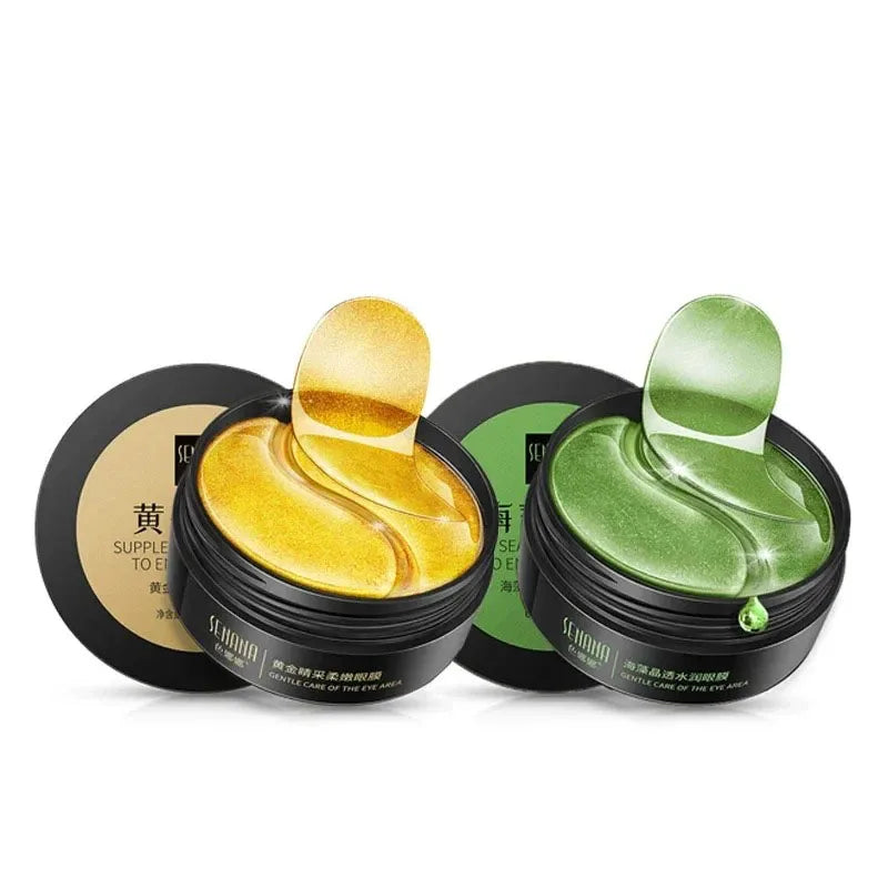 60 Pieces of Gold Hyaluronic Eye Patches - Hydrating and Anti-Aging Eye Masks