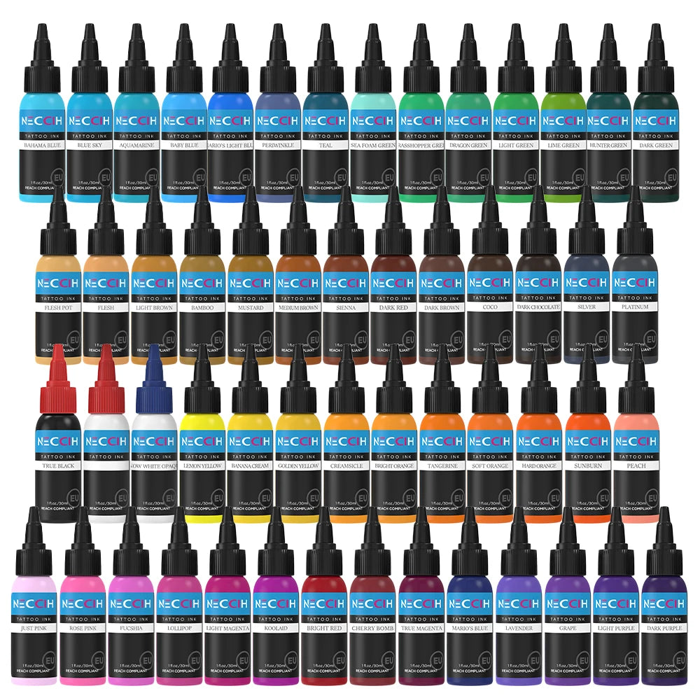 30ML  Professional Tattoo Ink - Long Lasting Pigment for Tatto and Permanent Makeup
