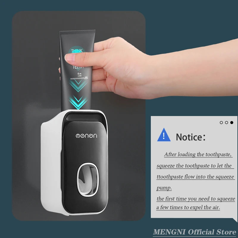 Wall-Mounted Automatic Toothpaste Dispenser