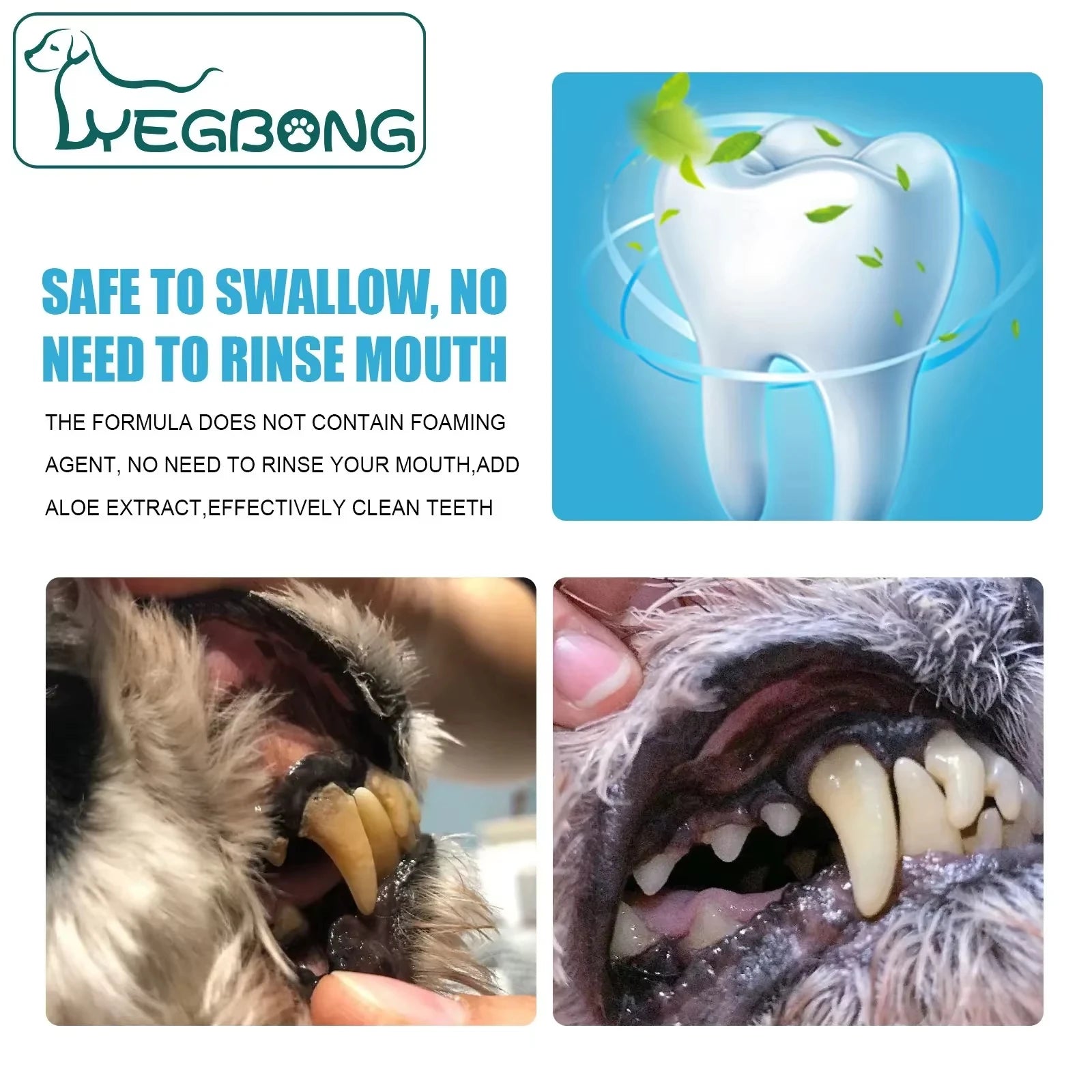 Dog Toothpaste / Fresh Breath and Tartar Control For Dogs and Cats