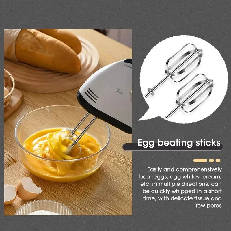 7-Speed  Electric Hand Mixer - Portable Baking and Cooking Mixer