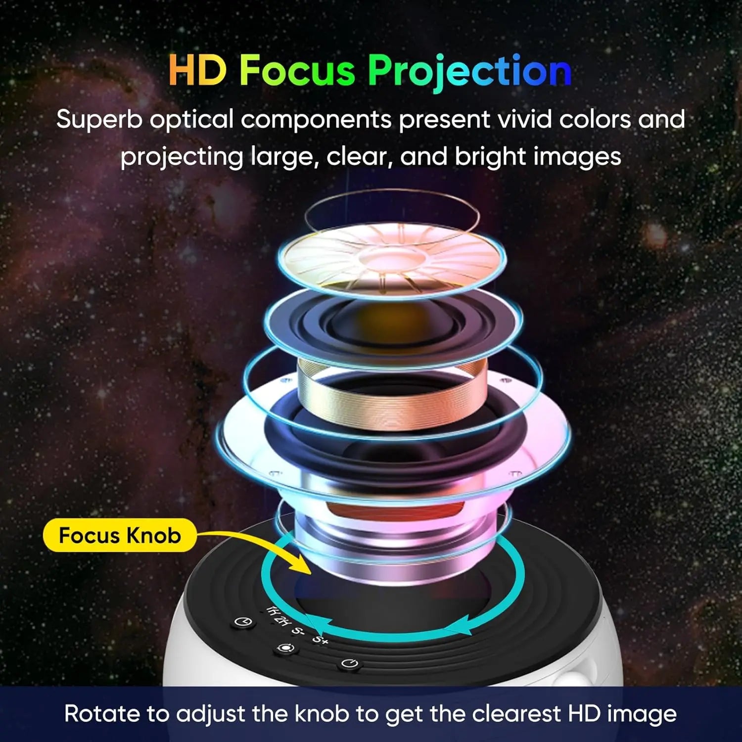 Galaxy Star Projector Pro - HD Space Light