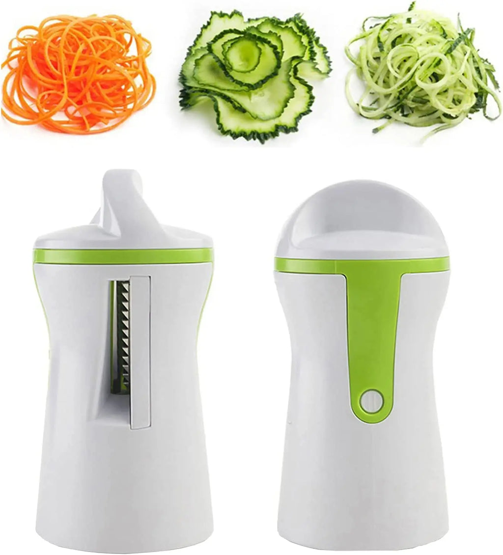 🥕 3-in-1 Vegetable Spiralizer Cutter - Make Zucchini Healthy Cooking