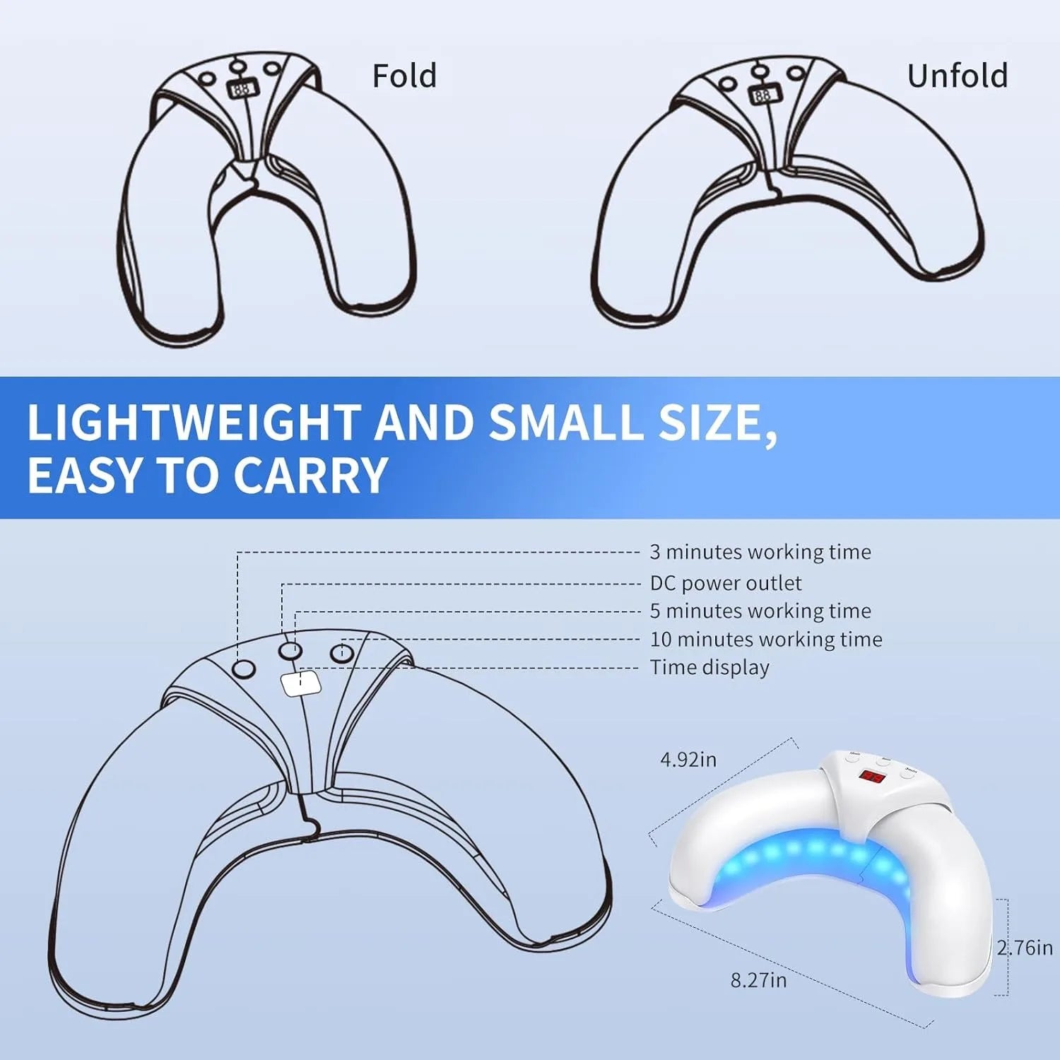 💕 Advanced Nail Care Light Therapy Device - Easy Home Use